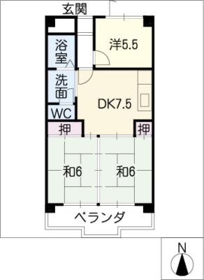 グランメゾン金城の間取り