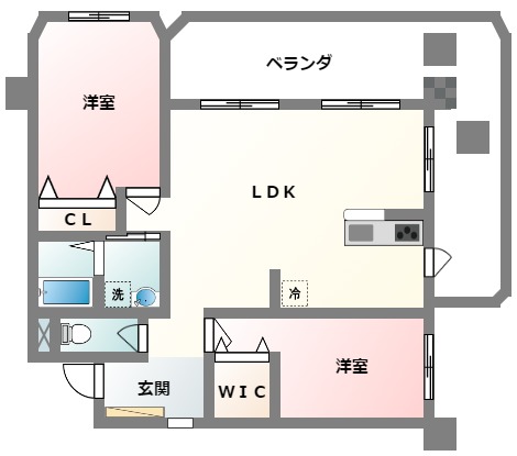 Ｅｍｉｎｅｎｃｅ　ｉｎ　宇地泊の間取り