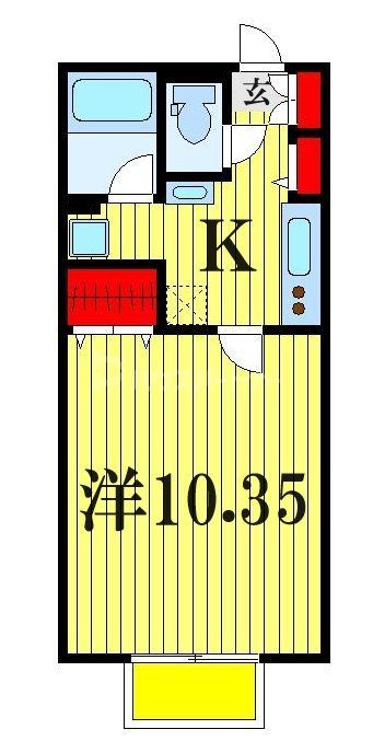 リヴェール市川Ｃ棟の間取り