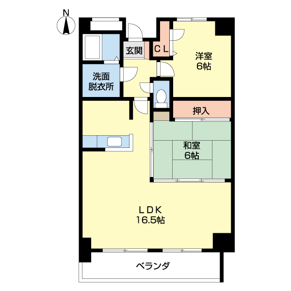 Ｍ・十三番丁の間取り