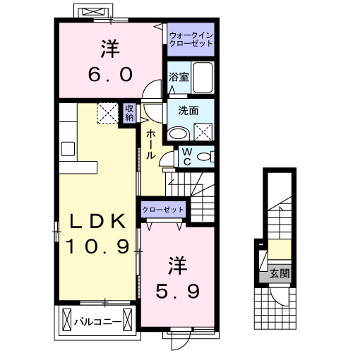 ファウストIIの間取り