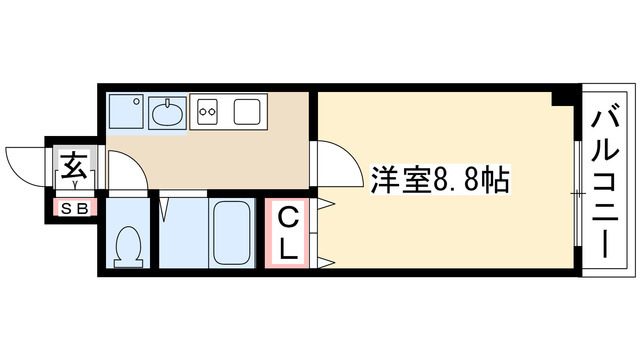 パルティール覚王山の間取り