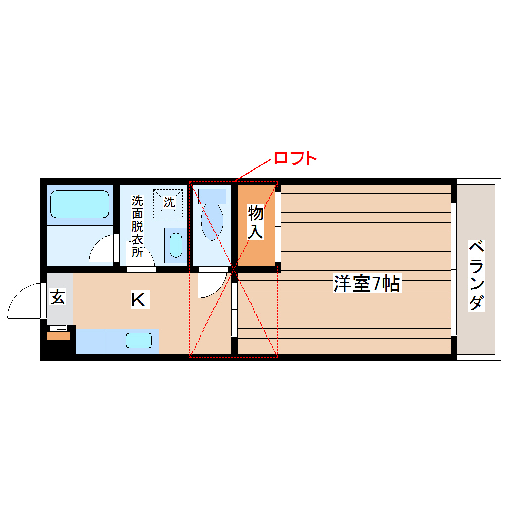 ティアラハウス鷺ヶ森の間取り