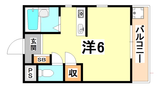 カサイマンションの間取り