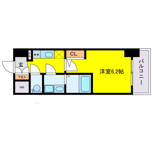 リヴェント福島の間取り