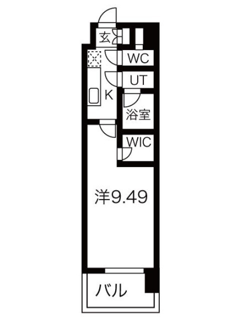 名古屋市千種区今池のマンションの間取り