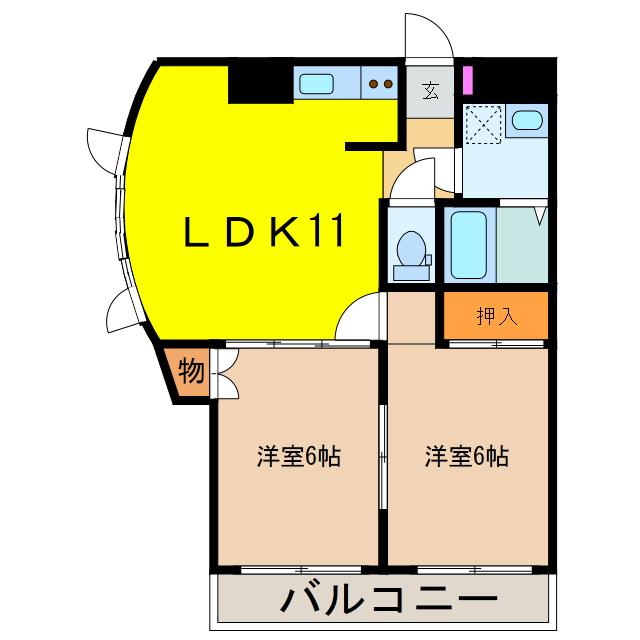 メモリープラザ小山の間取り