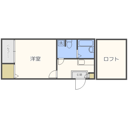 【ベネフィスタウン六本松５の間取り】