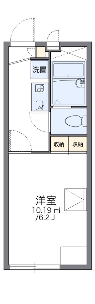 レオパレスＴａｋａｒａｚｕｋａの間取り