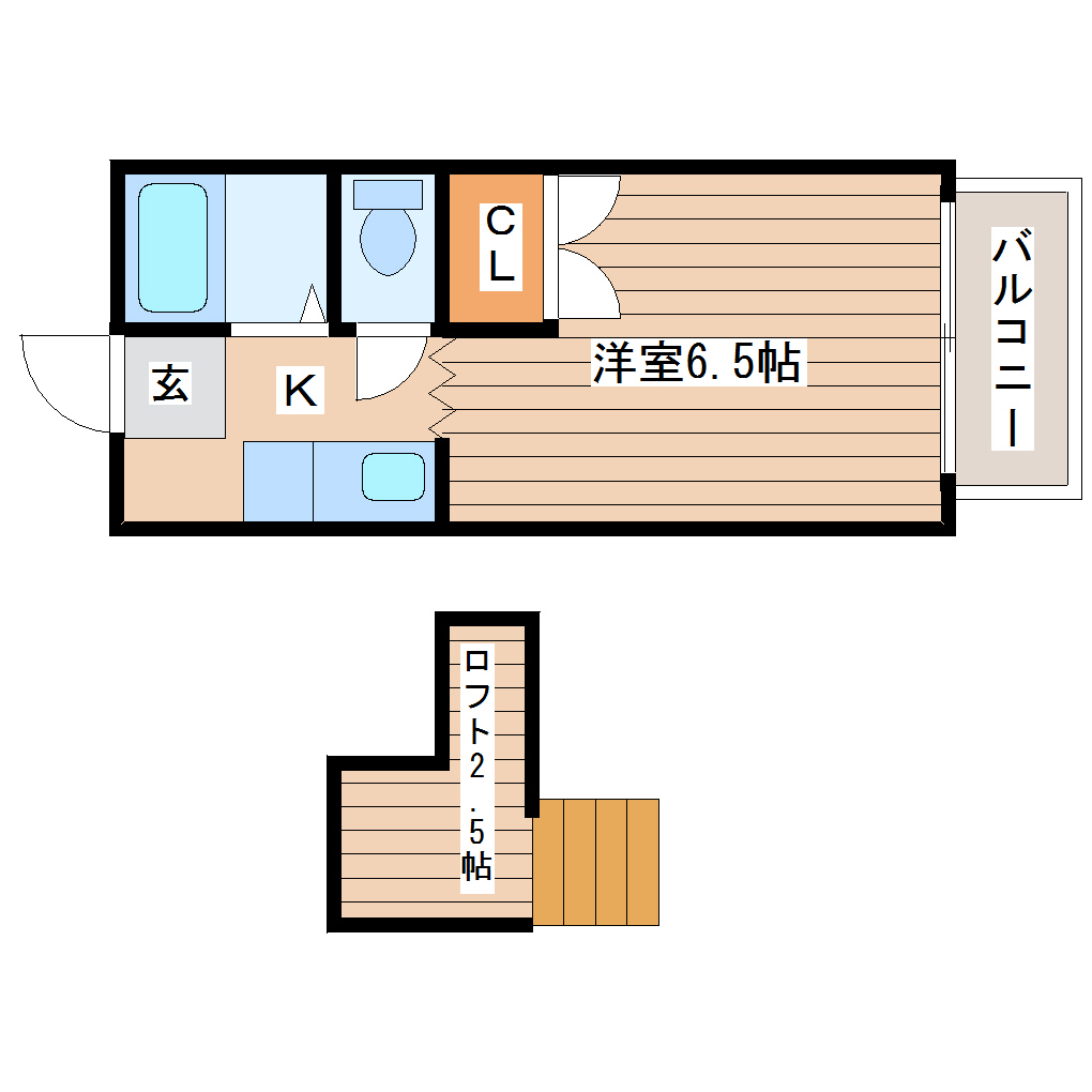 アリス桜木町第1の間取り