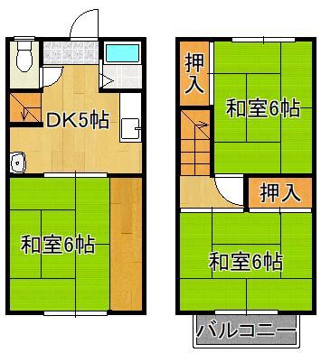 ハイツ赤坂の間取り