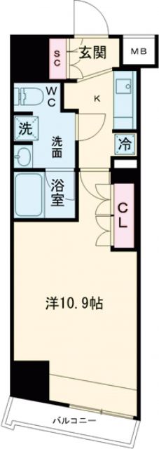 リテラス渋谷笹塚の間取り