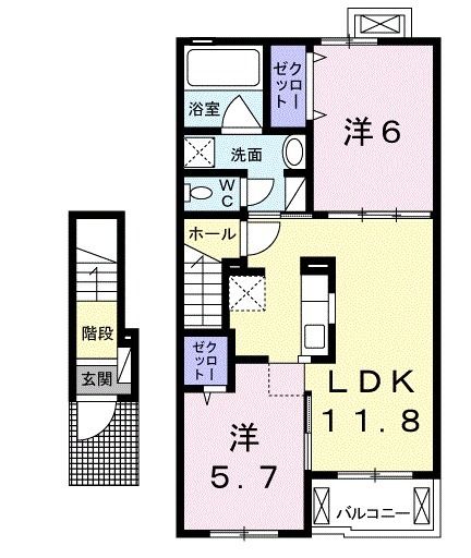 アルテミスＢの間取り