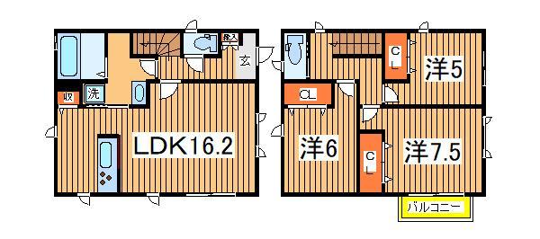 【パークフォレスタおおたかの森　Ａ棟の間取り】