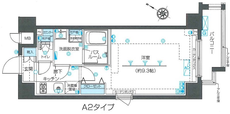 ZOOM目黒不動前の間取り