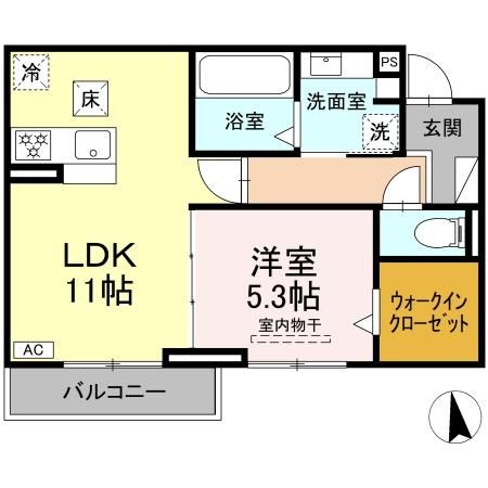 トラスト21　A棟の間取り