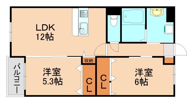 アヴァンセ志免の間取り