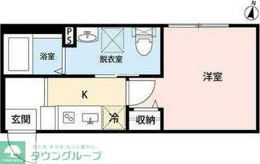 横浜市旭区中希望が丘のアパートの間取り