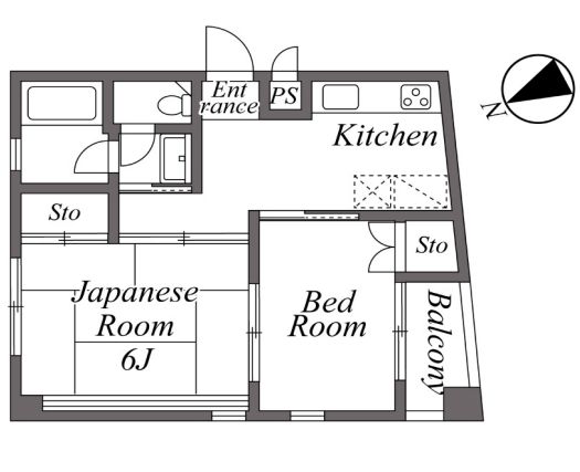 【文京区本郷のマンションの間取り】