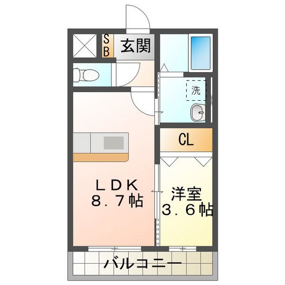 カーサセレーナの間取り