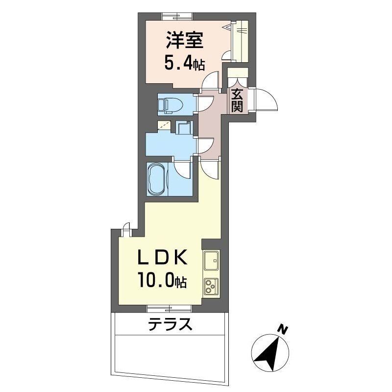 鎌倉市坂ノ下のマンションの間取り