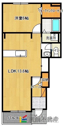 エヴァーグリーン三間寺　IIの間取り