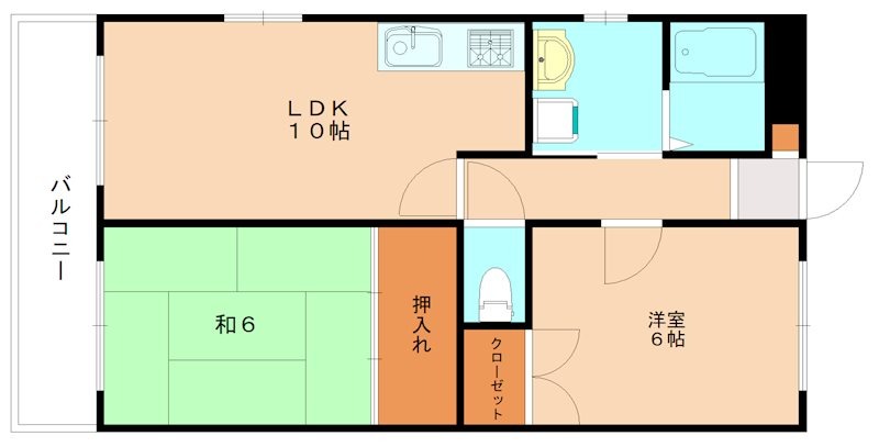 コスモス天神の間取り