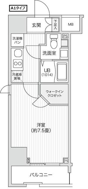 レジディア笹塚IIの間取り
