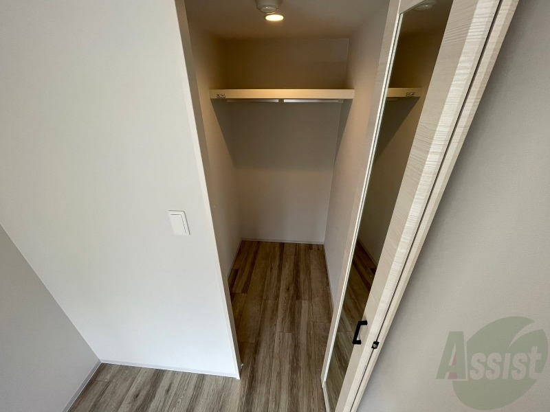 収納　クローゼットがありました。お洋服や荷物はここへ