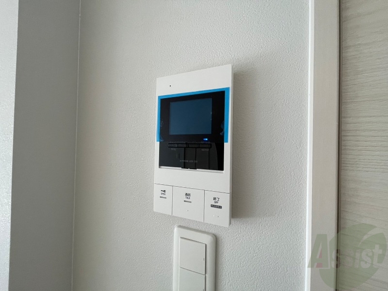 セキュリティ　インターホンで来客確認ができます。安心ですね。