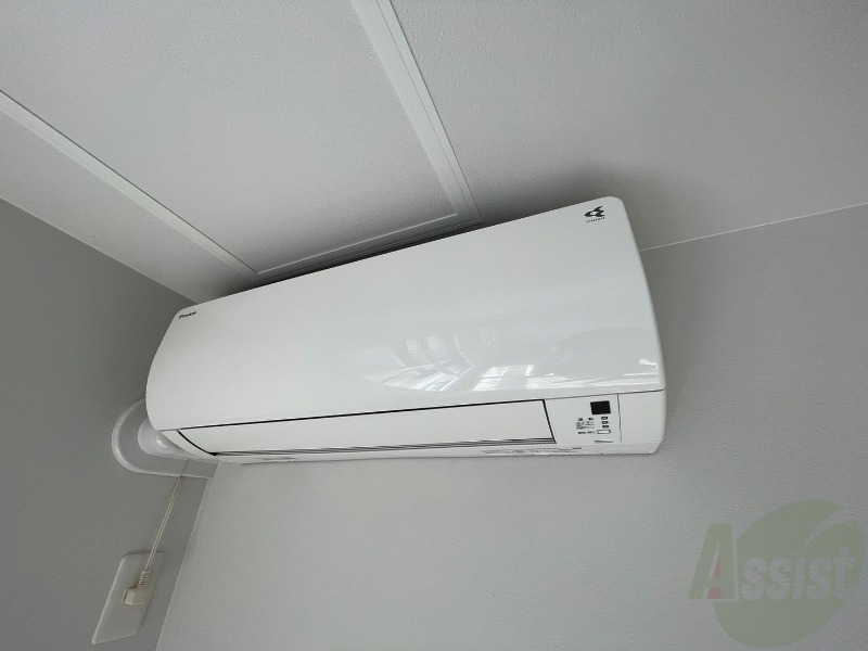 その他設備　エアコンが設置してありますので、寒暖対策もばっちり。