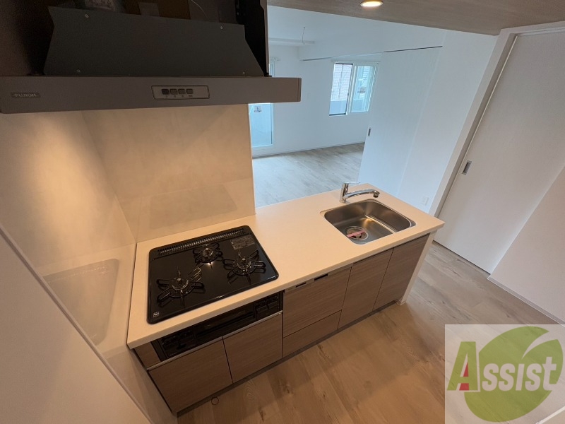 キッチン　システムキッチンなので、すぐお料理に使えます！