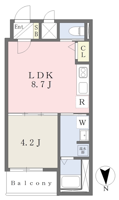 ＳＣＯＵＲＴ南巽の間取り
