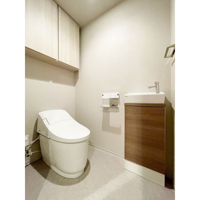 トイレ　落ち着いた色調のトイレです※別号室の写真です