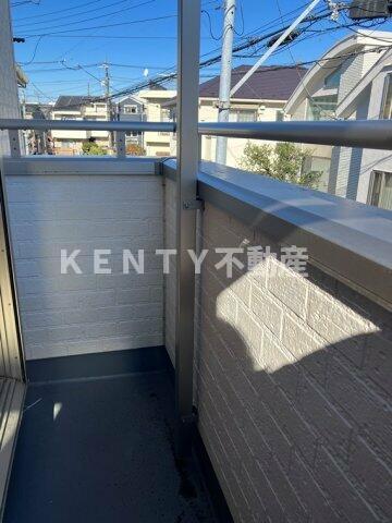 バルコニー　外からの目が気にならないバルコニーで洗濯物が干せます