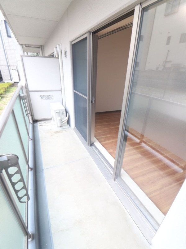 バルコニー　東南向きのバルコニー