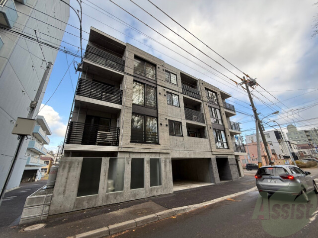 建物外観　札幌市豊平区豊平４条「リベッキオ豊平公園」