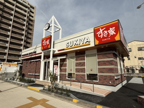 飲食店　すき家　住吉苅田店（飲食店）まで500m