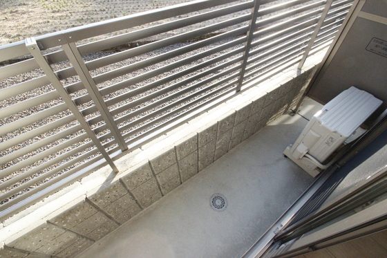 バルコニー　写真は別号室です。