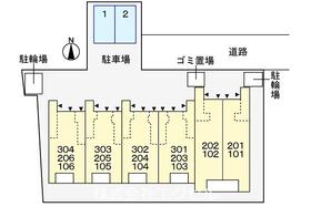 間取り図　周辺の見取り図です。