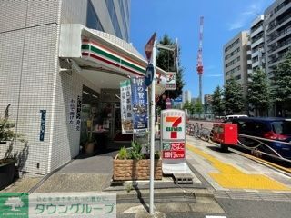コンビニ　セブンイレブン港区芝4丁目店（コンビニ）まで60m