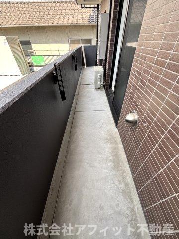 バルコニー　南西向き