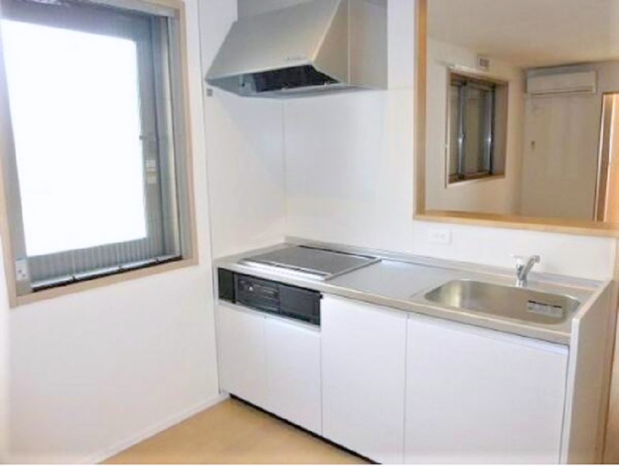 キッチン　2口IHシステムキッチン　カウンターキッチン