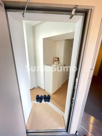 玄関　明るい玄関です