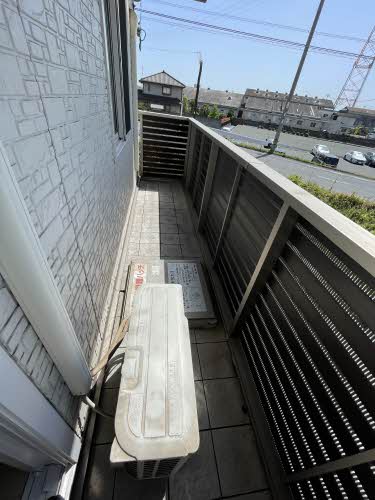 バルコニー　落ち着いた時間を過ごせるバルコニーです