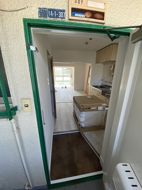 玄関　明るい玄関です