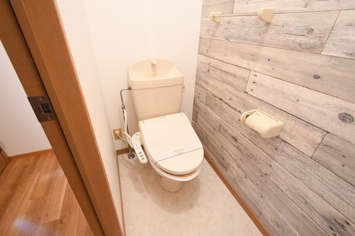 トイレ　ゆったりとした空間のトイレです