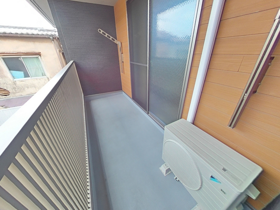 バルコニー　※別部屋の写真です