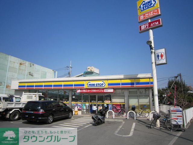 コンビニ　ミニストップ調布多摩川1丁目店（コンビニ）まで600m