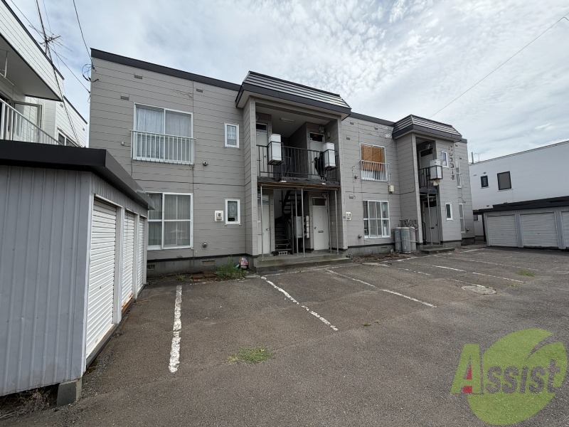 建物外観　札幌市西区八軒九条西「パレスコーポ」